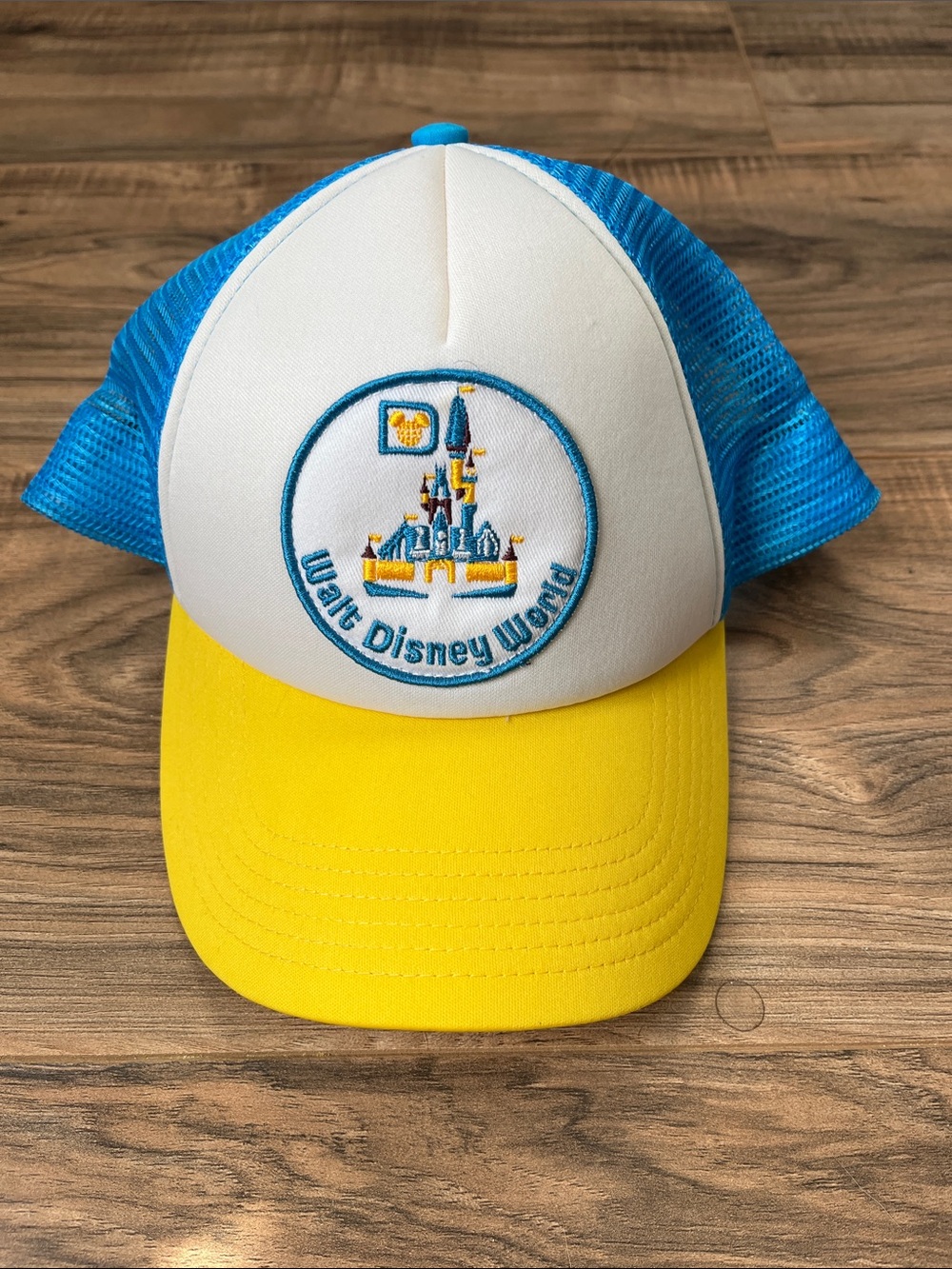 Disney 50th Anniversary Blue, White & Yellow Trucker Hat